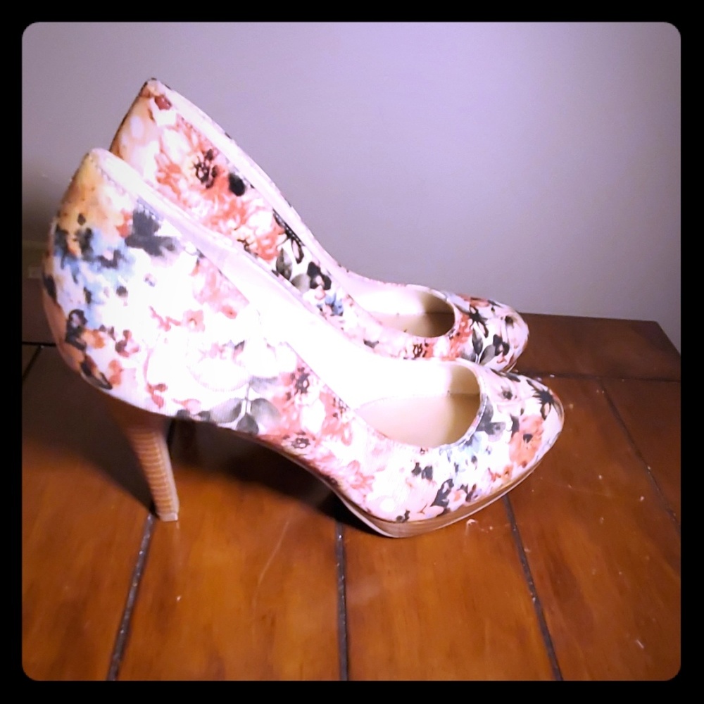 Floral heels